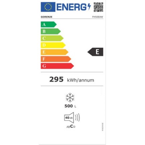 ΚΑΤΑΨΥΚ.ΜΠΑΟΥΛΟ GORENJE FH50EAW E 500LT 4ΕΤΗ ΕΓΓΥΗΣΗ